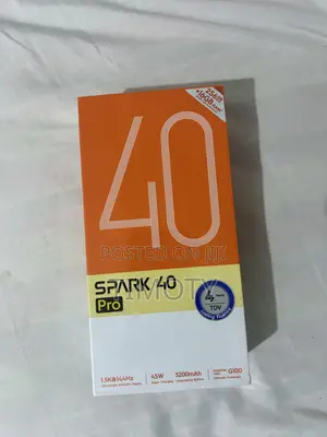 New Tecno Spark 40 Pro 256 GB Black