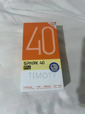 New Tecno Spark 40 Pro 256 GB Black