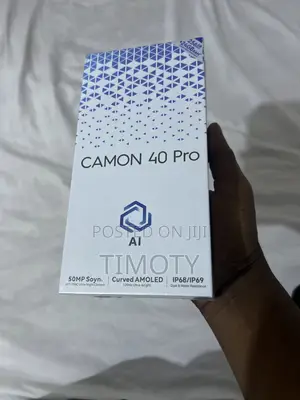 New Tecno Camon 40 Pro 4G 256 GB Black