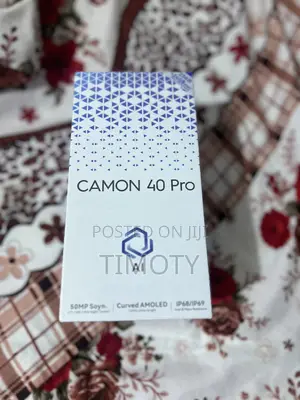New Tecno Camon 40 Pro 4G 256 GB Black