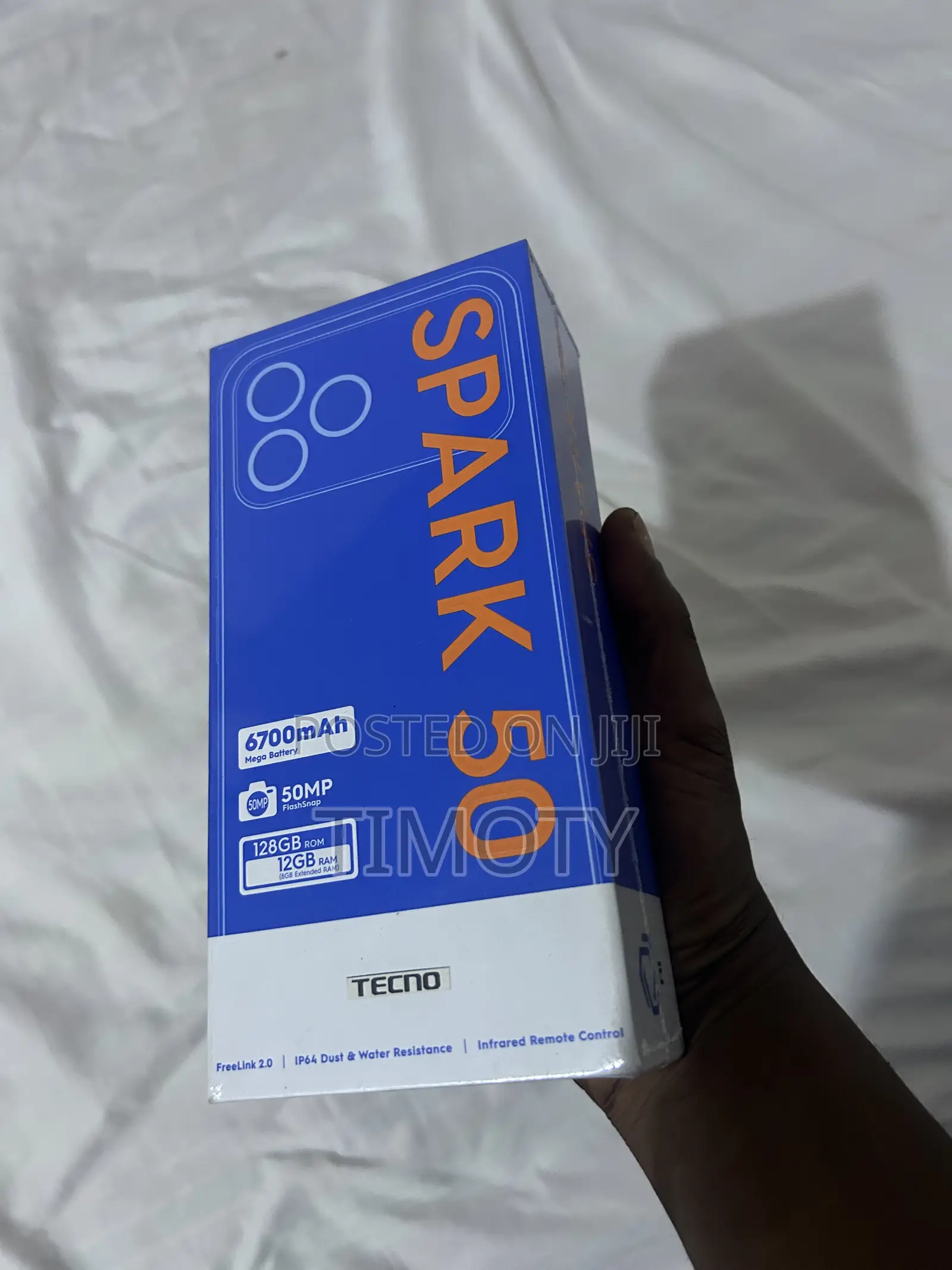 New Tecno Spark 50 128 GB Black