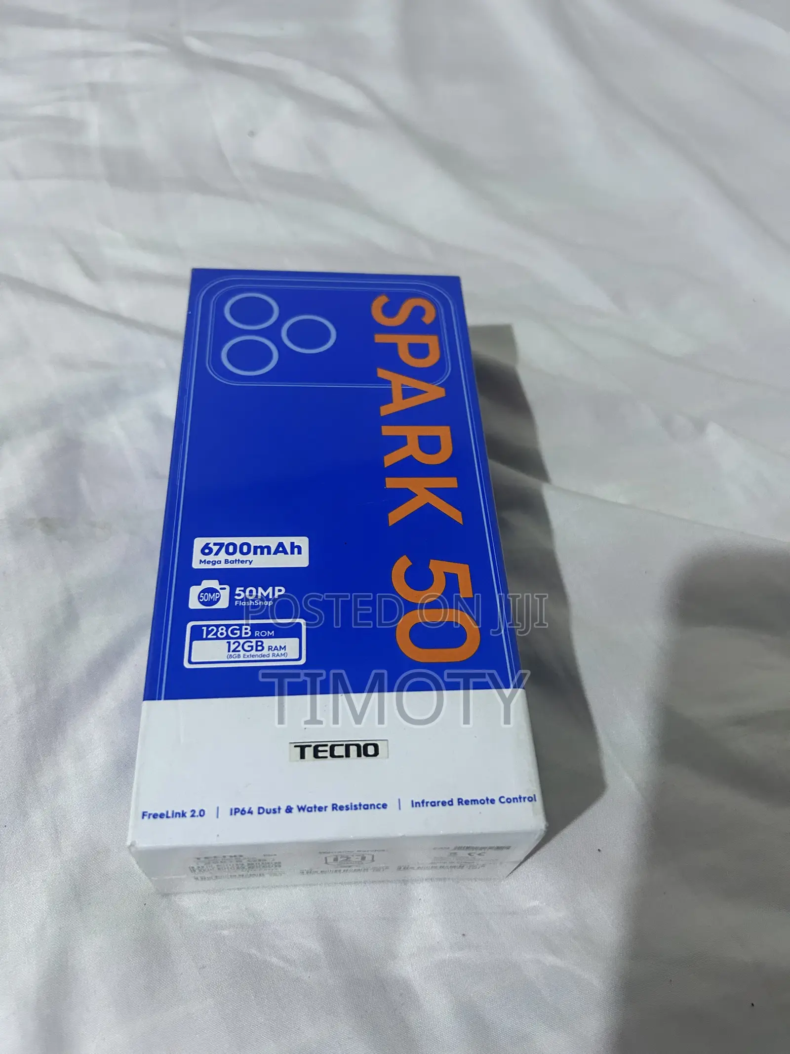 New Tecno Spark 50 128 GB Black