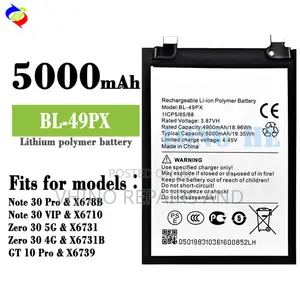 Original Infinix Note 30 Battery