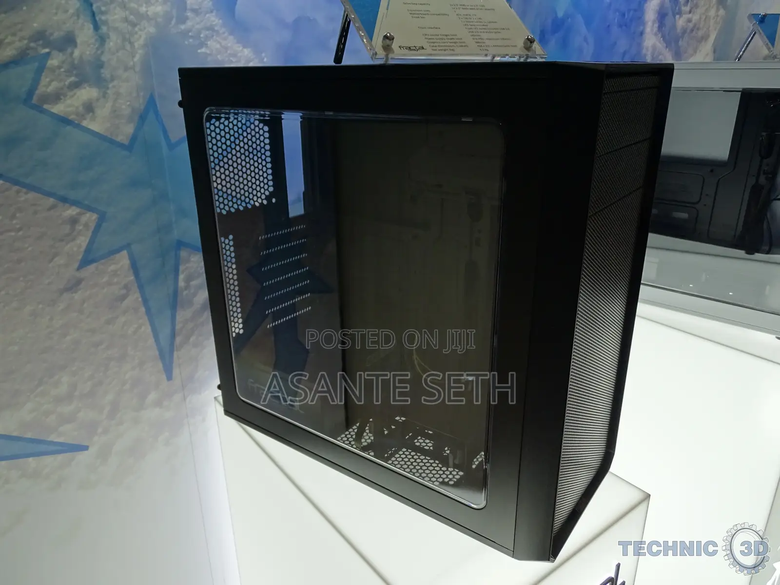 Original Big Fractal Design G Home PC Case Only Fiberglass Side Panel