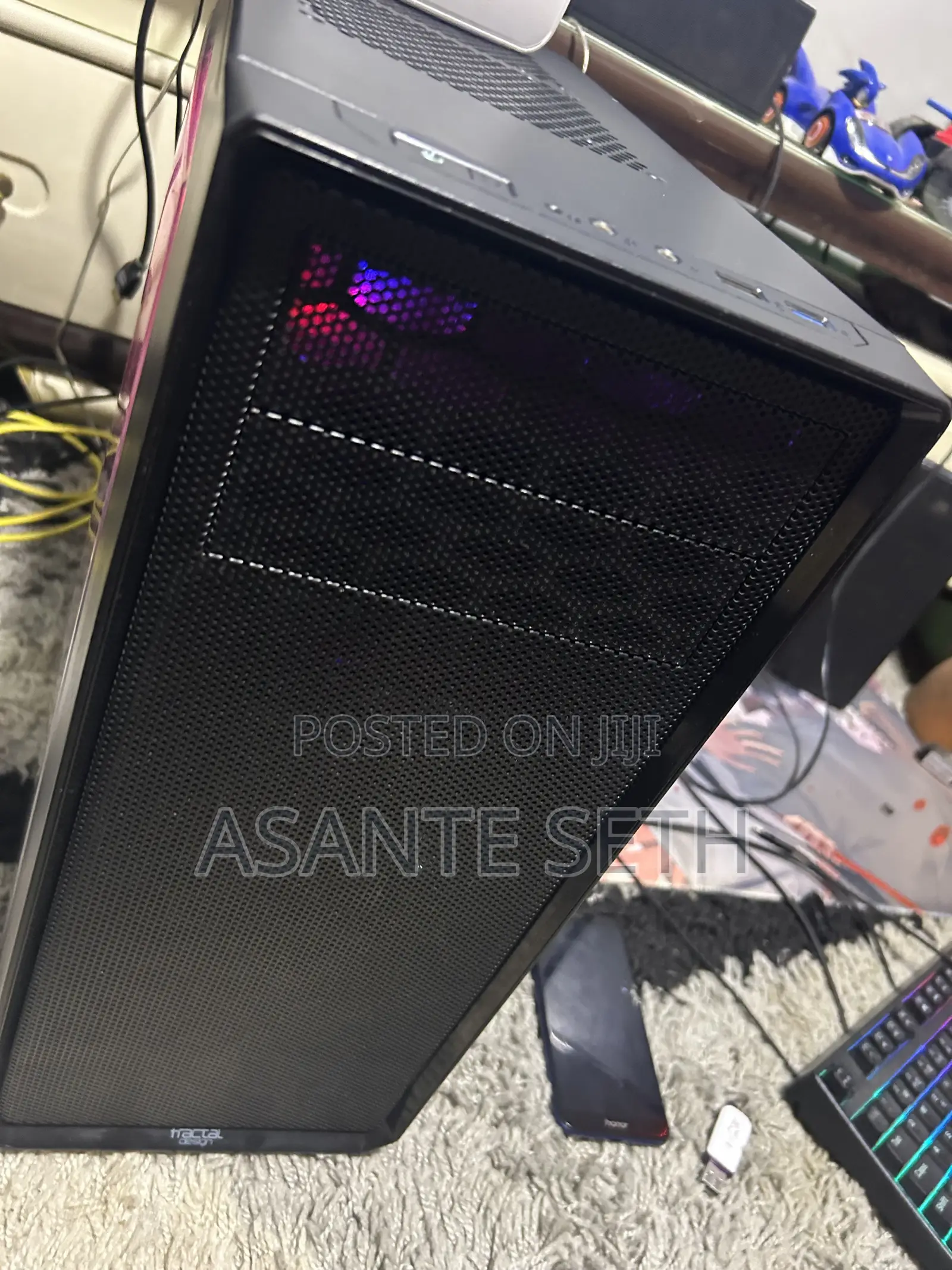 Original Big Fractal Design G Home PC Case Only Fiberglass Side Panel
