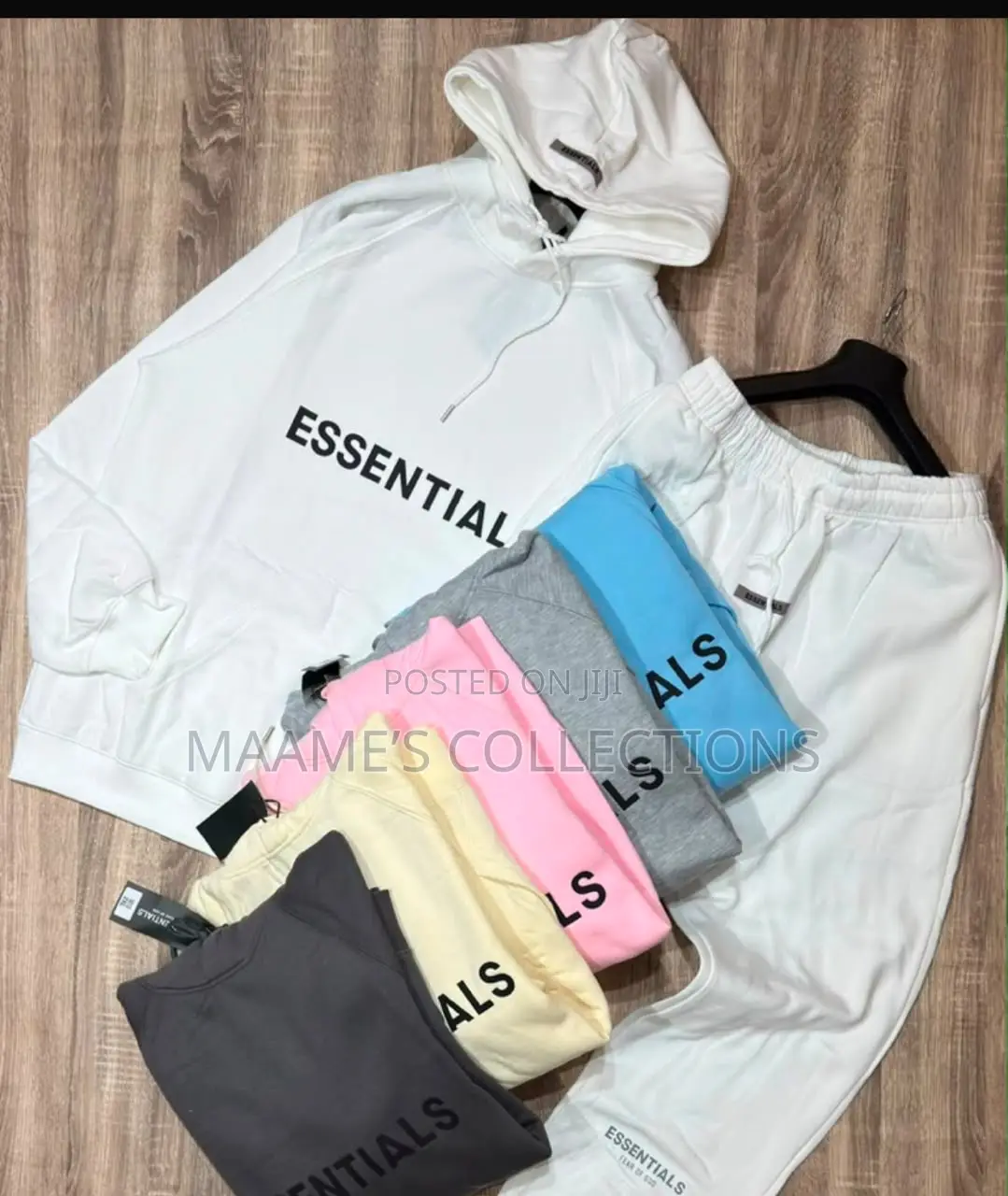 Essentials Unisex Fashion Hoodies Top and Down Set