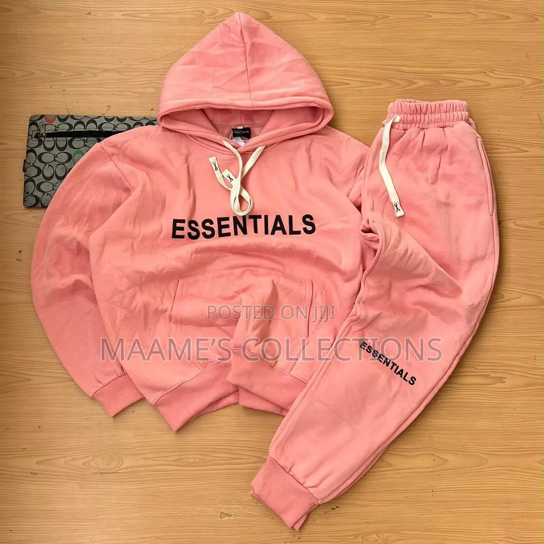 Essentials Unisex Fashion Hoodies Top and Down Set