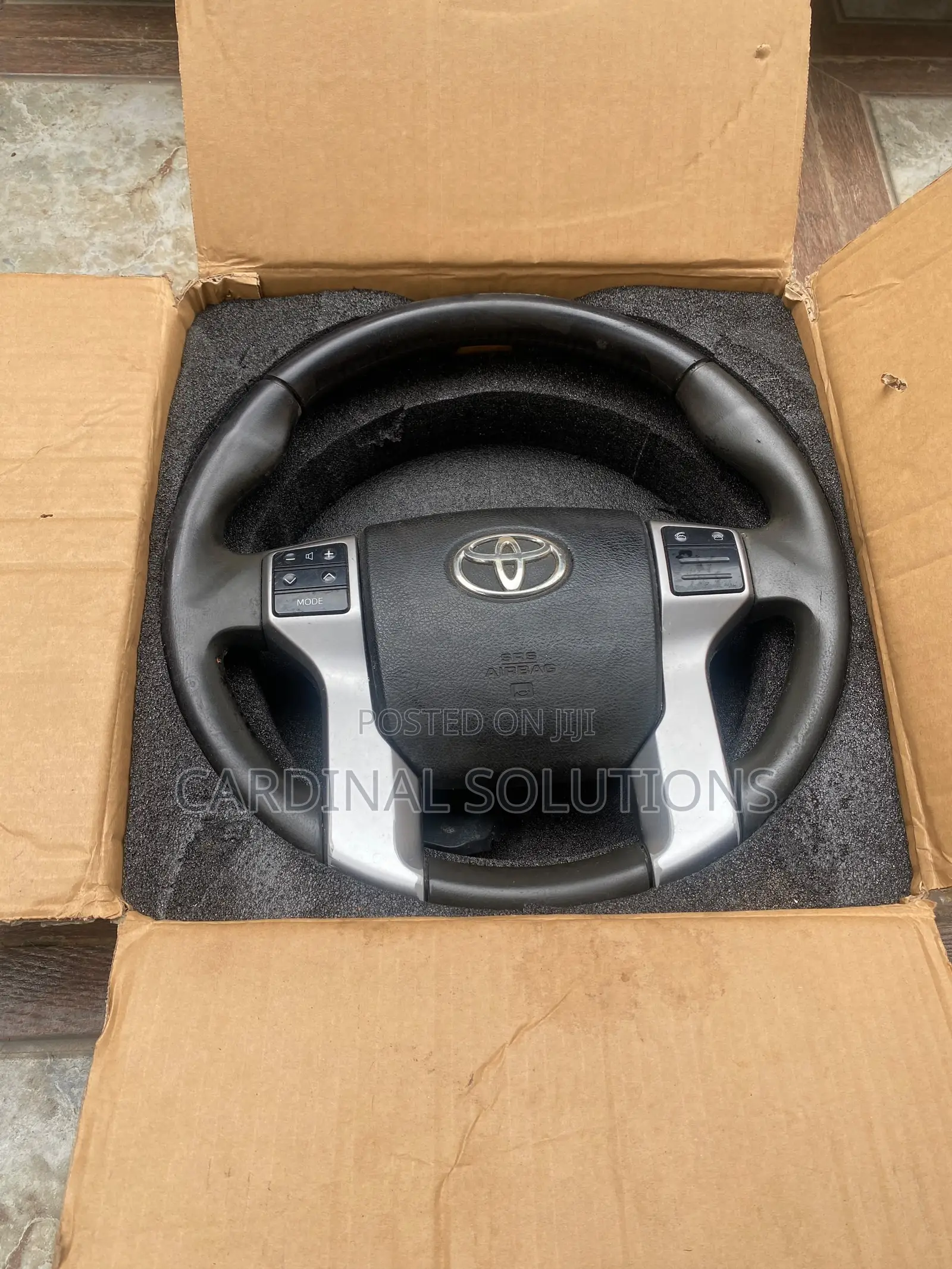 Original Toyota Prado J150 (2015) Multifunction Steering Wheel