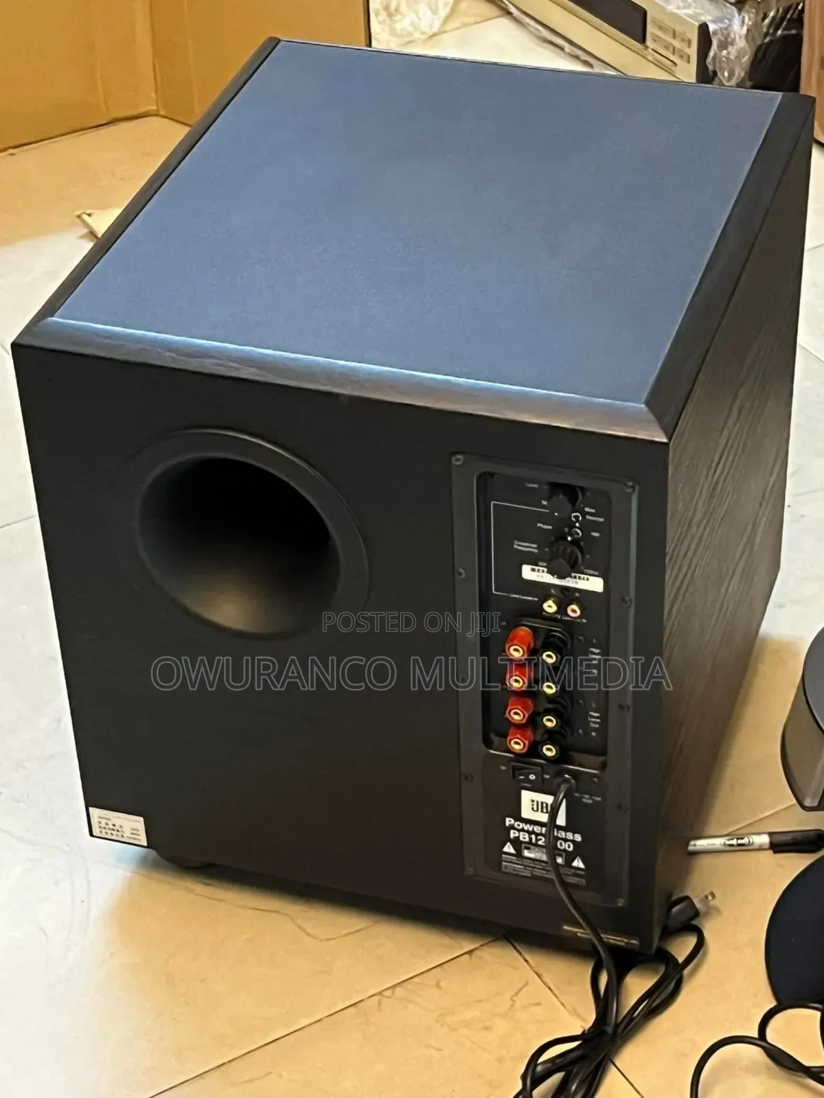 JBL PowerBass PB12 – Clean, 12inches Room-Shaking Bass 400Watts Peak