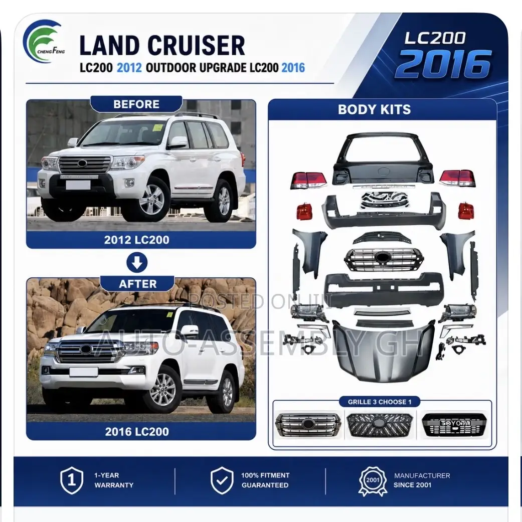 Toyota Land Cruiser 200 (2016-2021) Body Kit