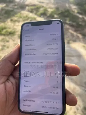 Apple iPhone 11 Pro 64 GB Black
