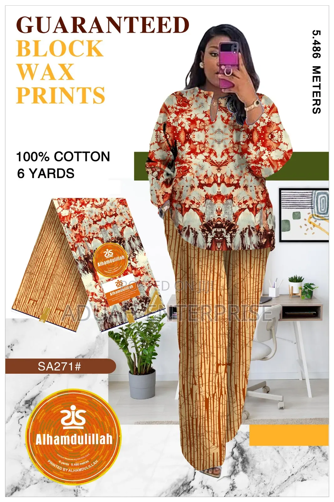 Combination 6 Yards Clothes