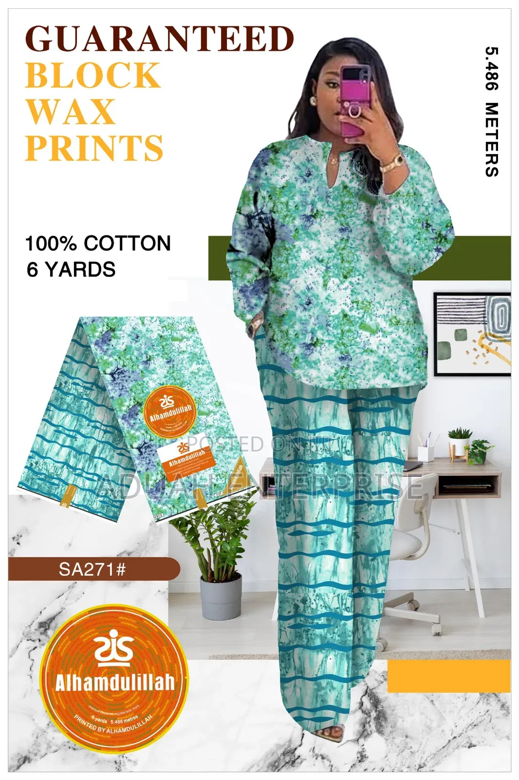 Combination 6 Yards Clothes
