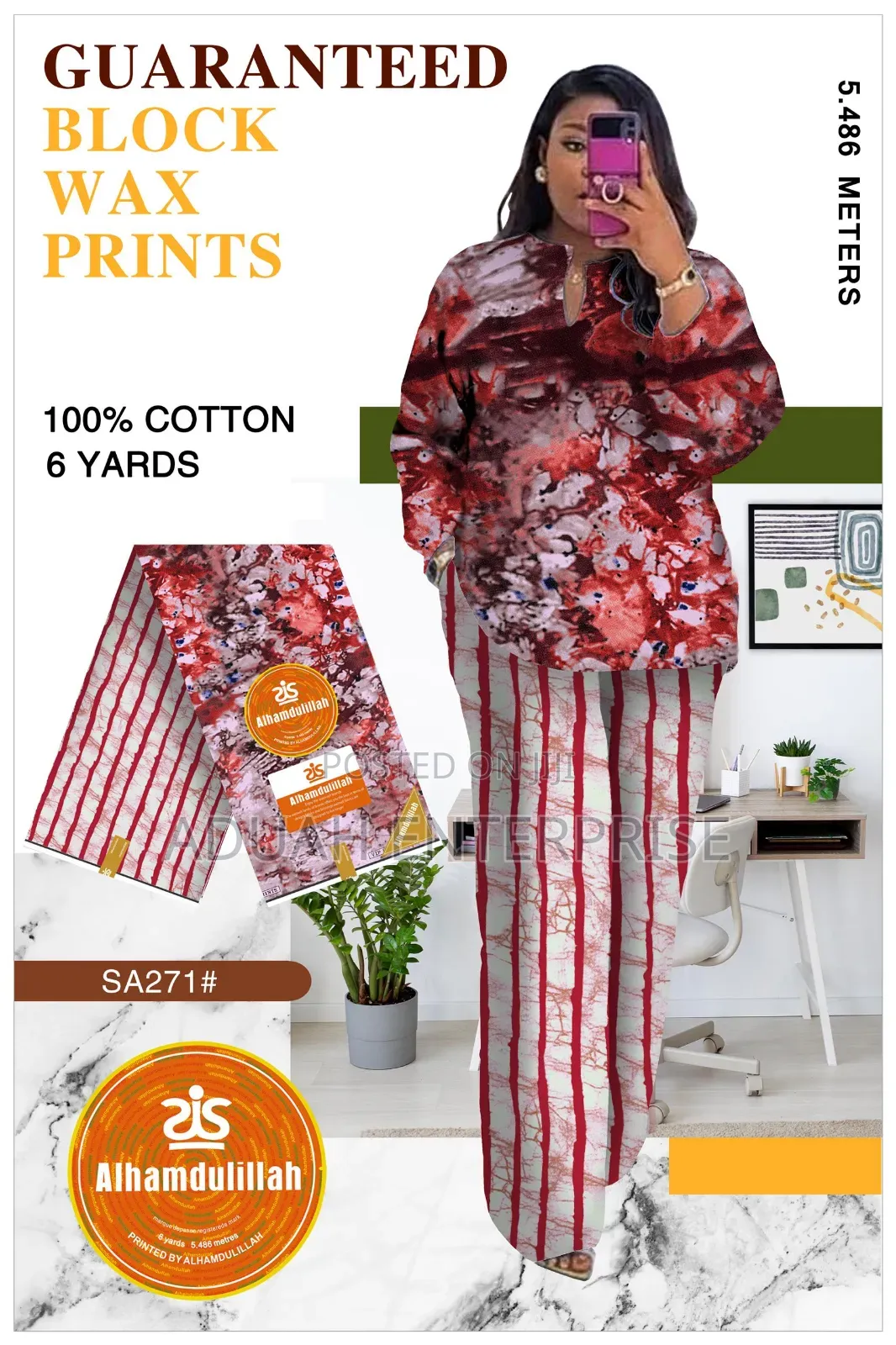 Combination 6 Yards Clothes