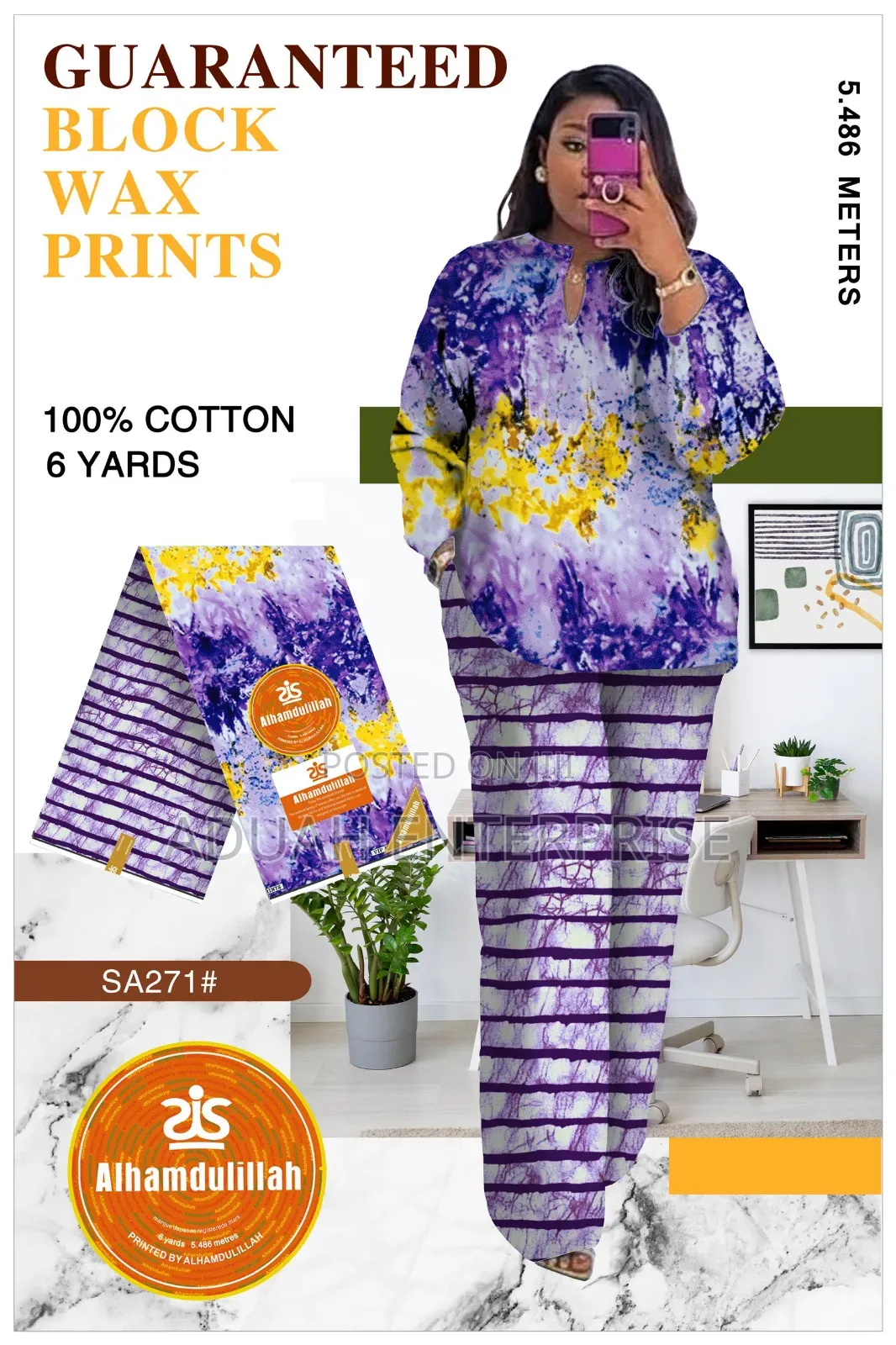 Combination 6 Yards Clothes