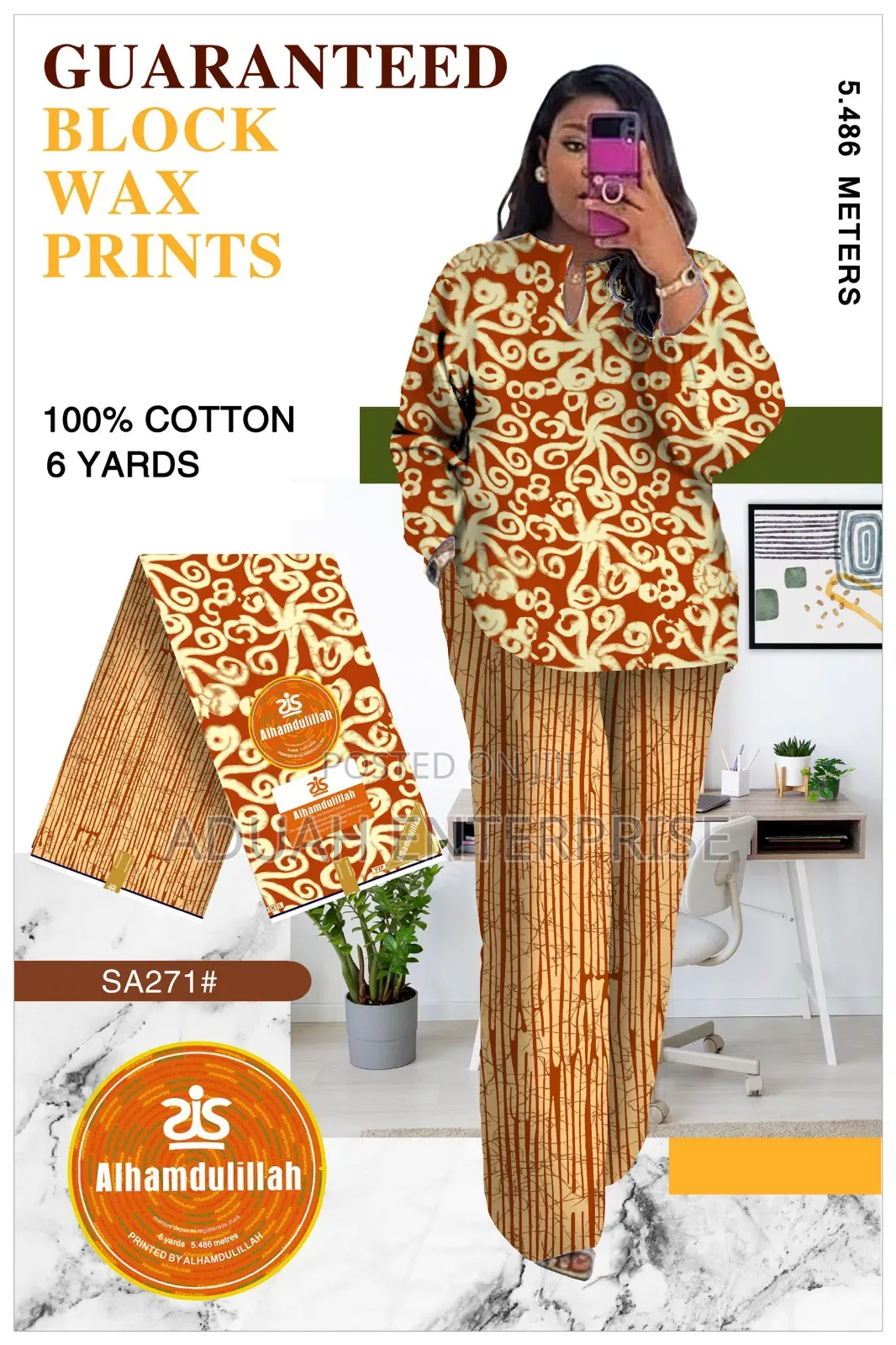 Combination 6 Yards Clothes