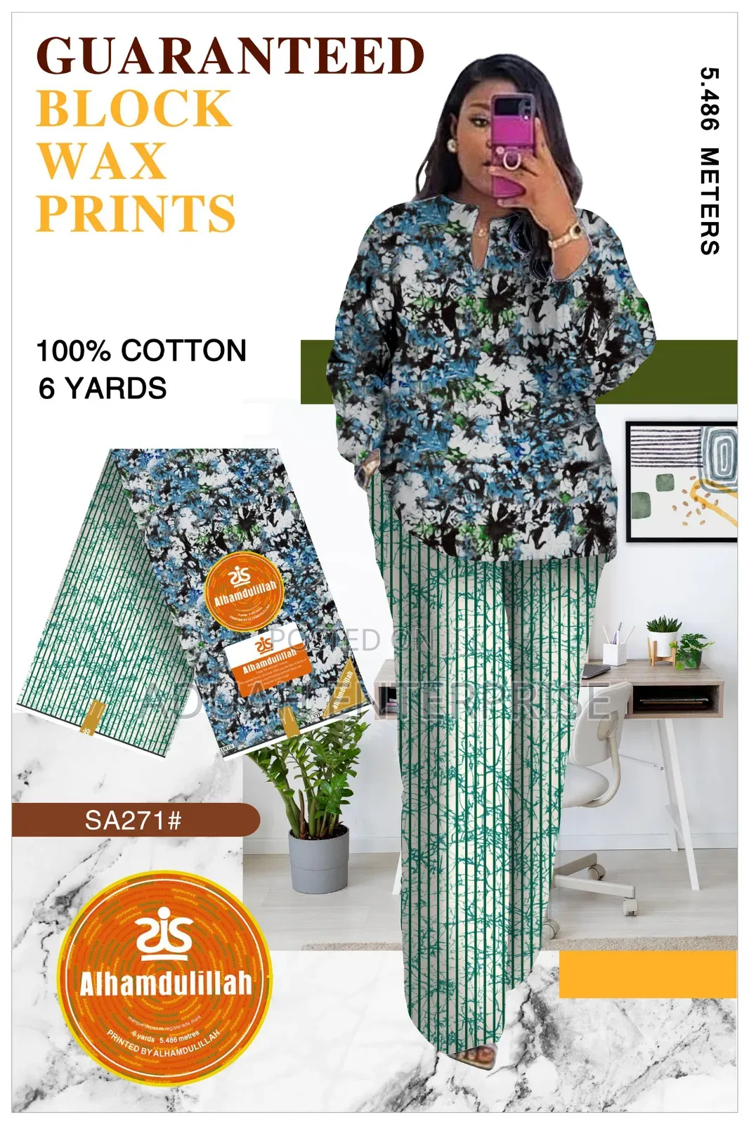 Combination 6 Yards Clothes
