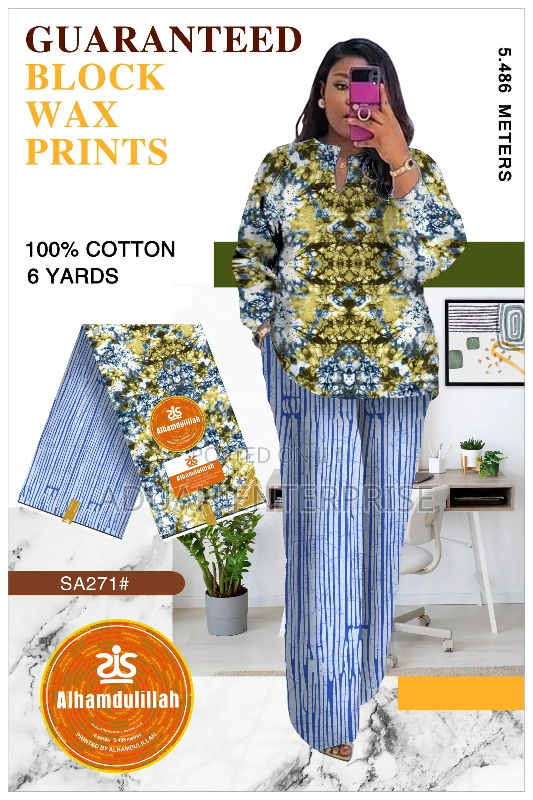 Combination 6 Yards Clothes