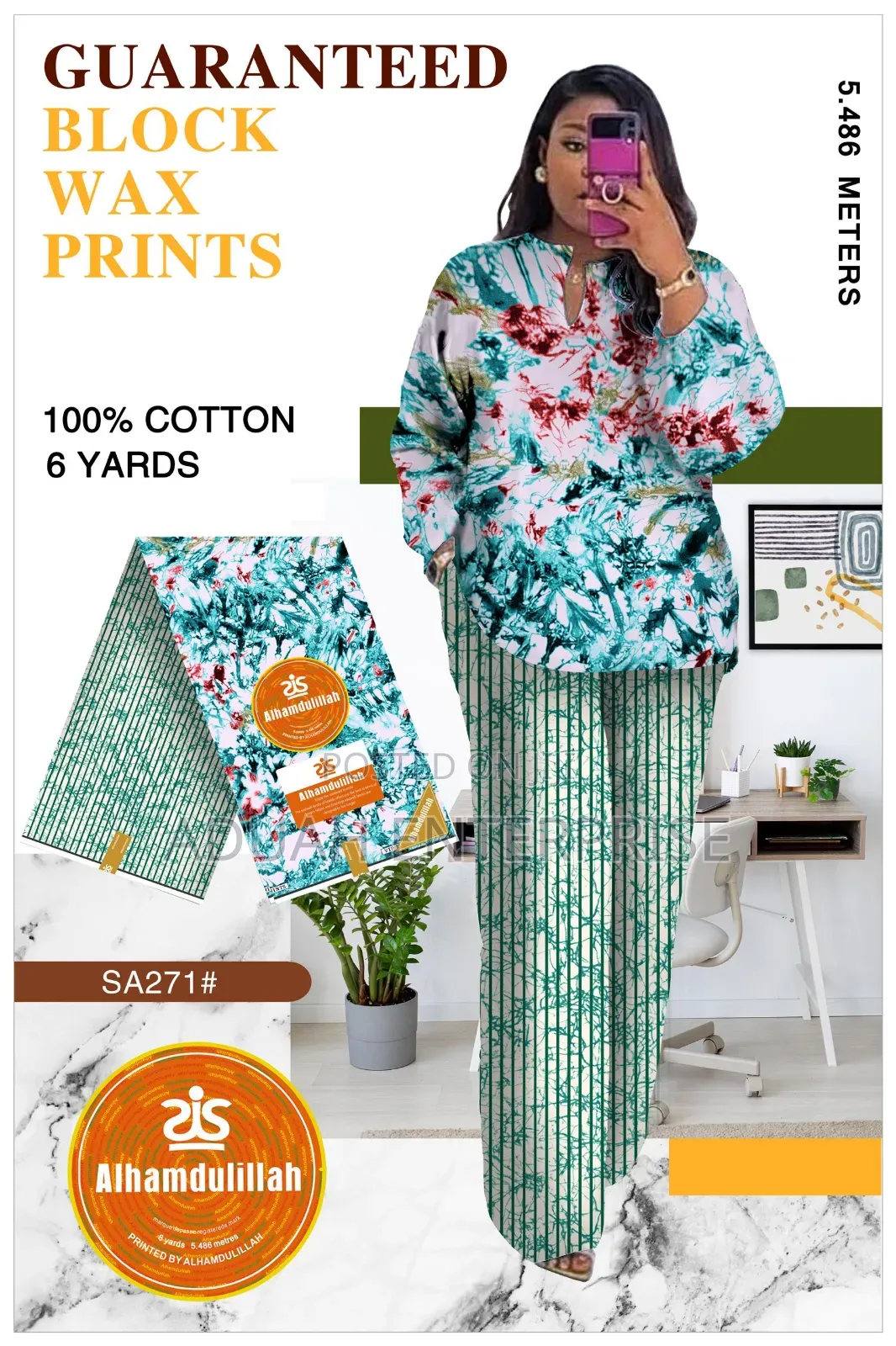 Combination 6 Yards Clothes