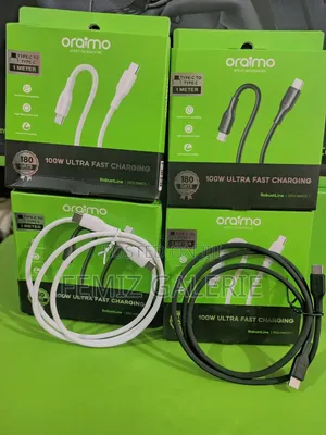 Oraimo RobustLine 100W High‐Speed Durable Type-C to Type-C Data Cable