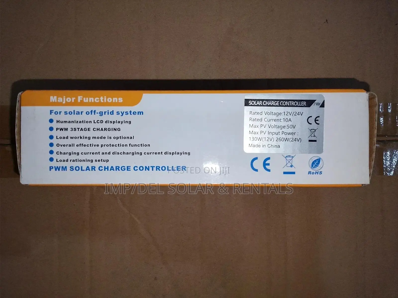 10a PWM Solar Charge Controller With USB 2 Ports