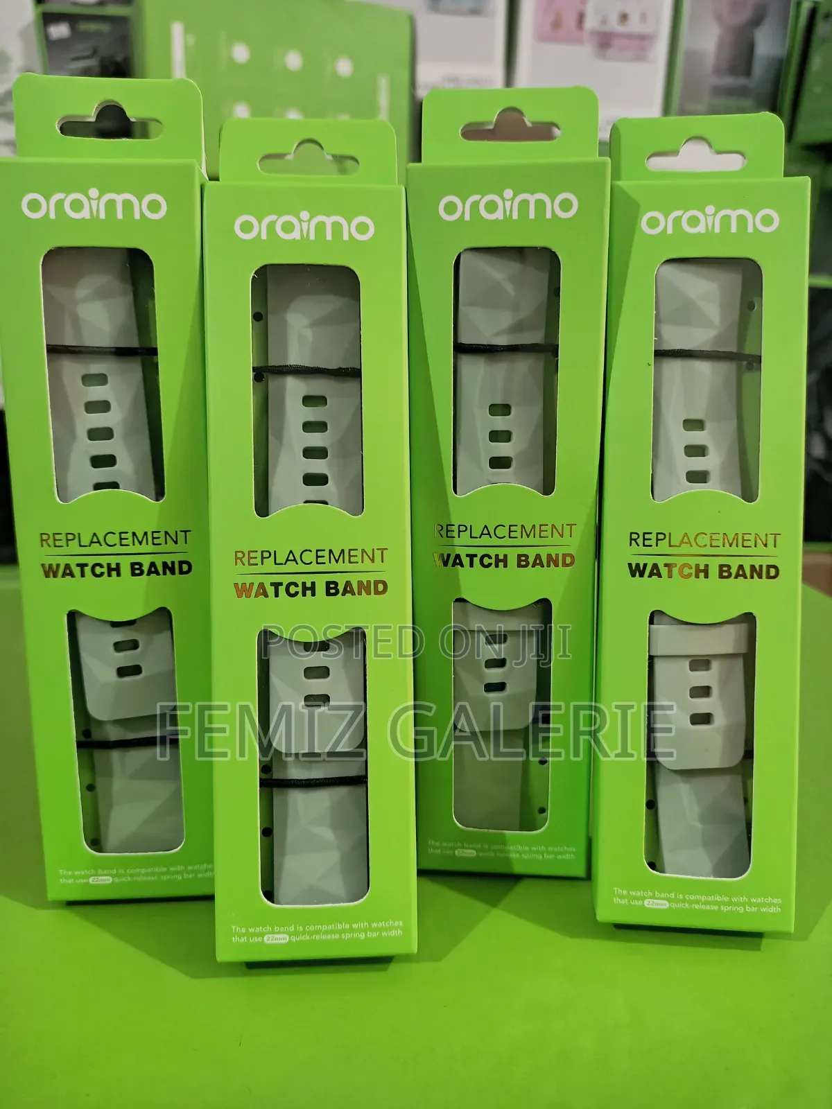 Oraimo Watch Strap 06 Green Diamond Pattern