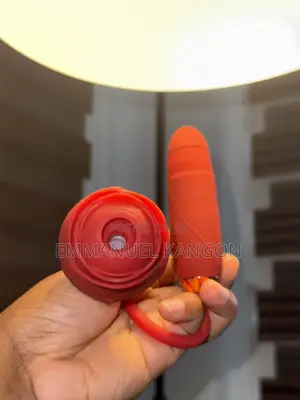 2 in 1 Rose Sucking and Thrusting Vibrator