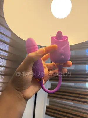 2 in 1 Rose Licker and Thrusting Vibrator