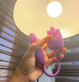 2 in 1 Rose Licker and Thrusting Vibrator