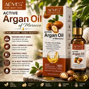 ALIVER Argan Oil – Nourishes, Smooths Protects