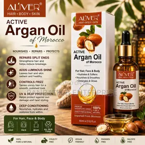 ALIVER Argan Oil – Nourishes, Smooths Protects