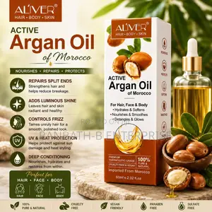 ALIVER Active Argan Oil – Hair, Face Body