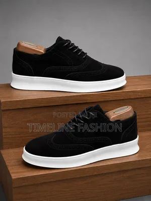 Black and White TIMBERLAND Suede Lace Up Sneakers