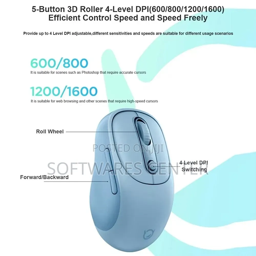 Lenovo Xiaoxin Bluetooth Wireless Mouse M3 Dusk Gray