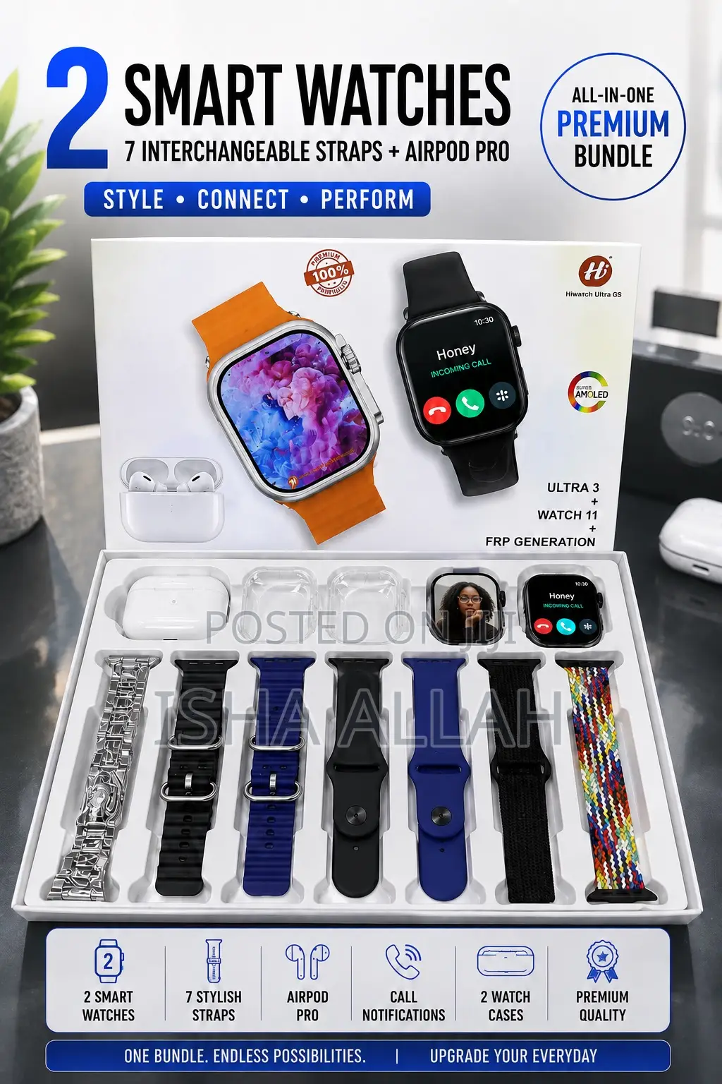 All-in-One Ultra Tech Set.2watches.2protector