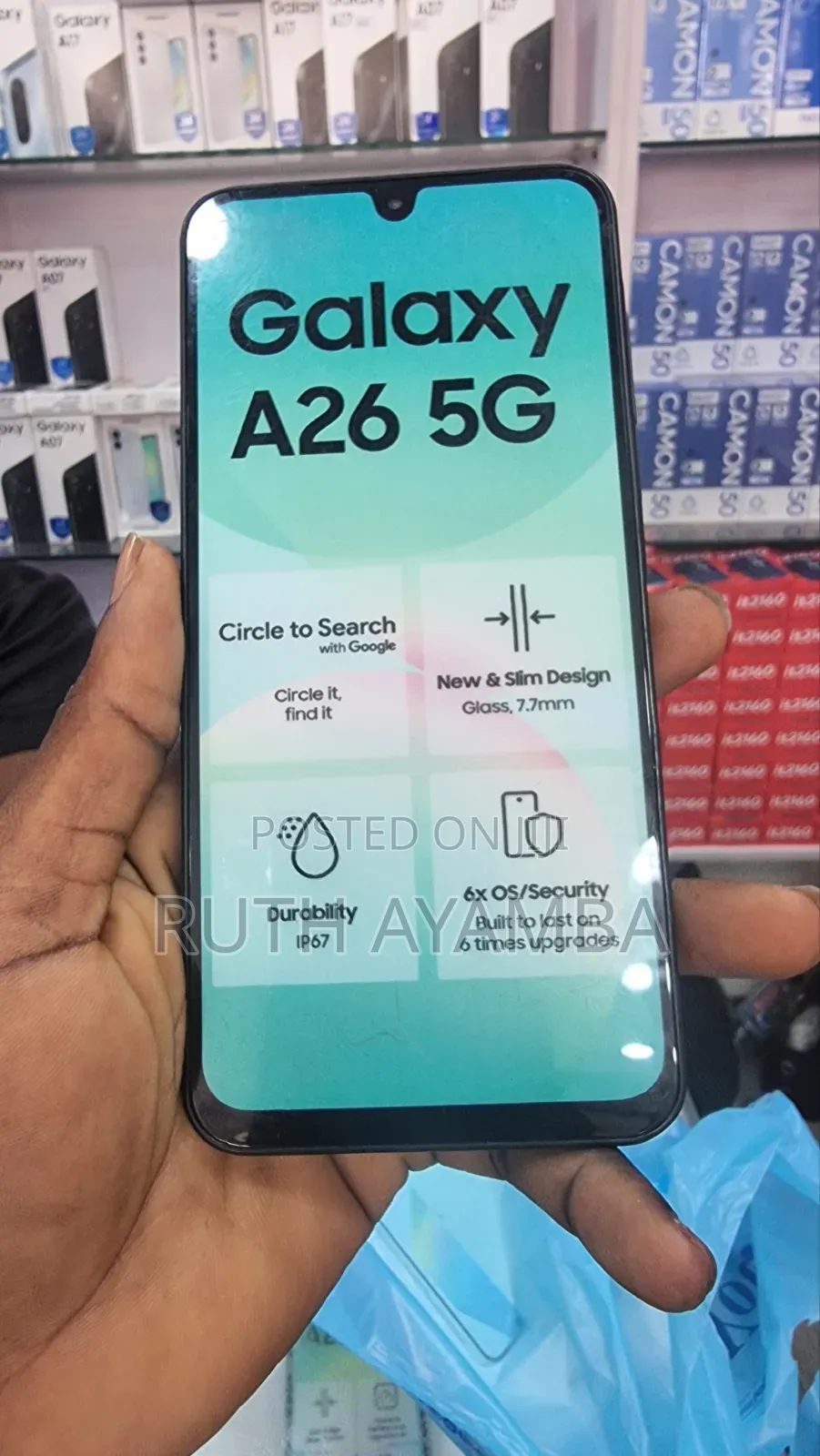 New Samsung Galaxy A26 128 GB Black