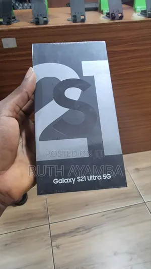 New Samsung Galaxy S21 Ultra 5G 128 GB Black