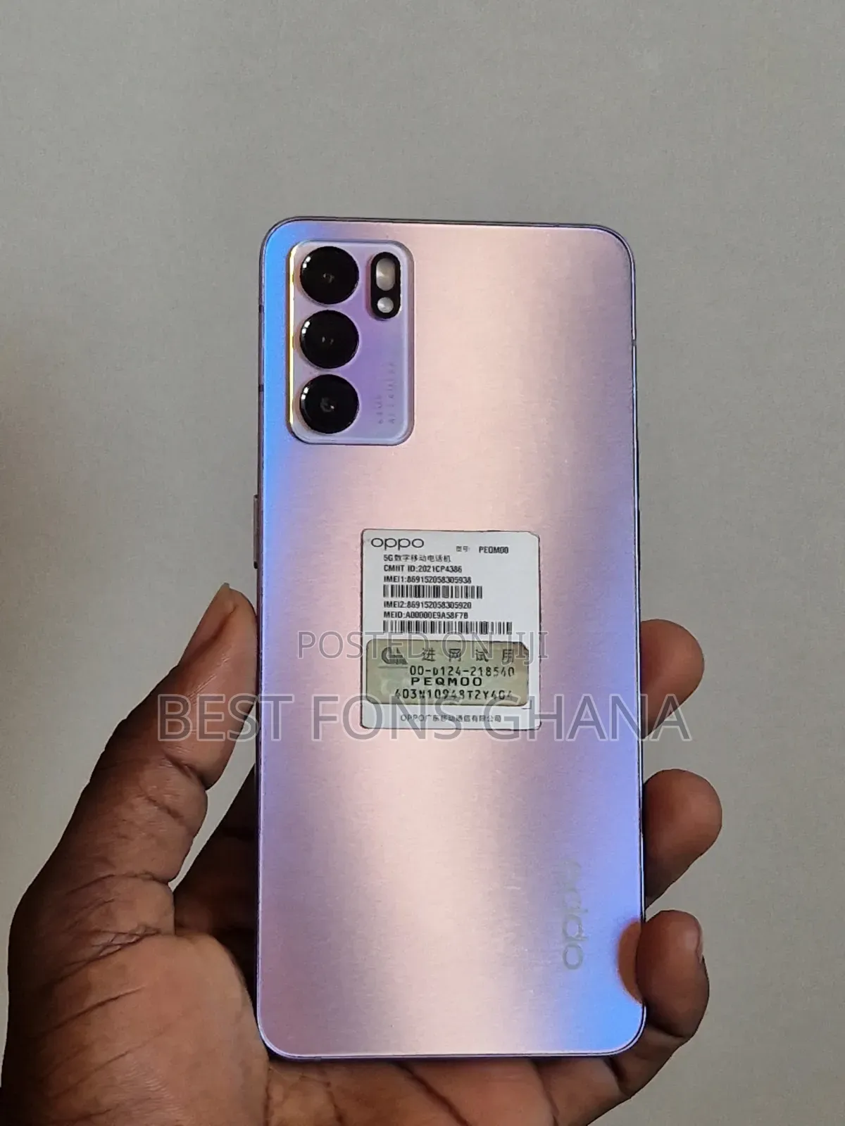 Oppo Reno6 5G 256 GB Purple