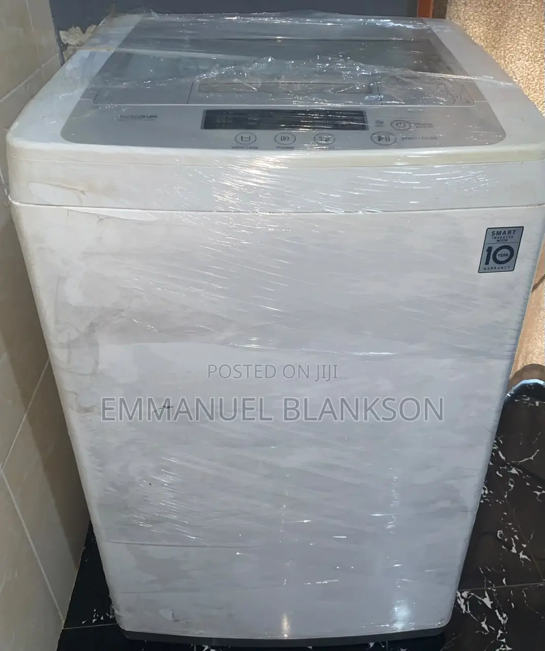 LG 8kg Smart Inverter Top Load Washing Machine White