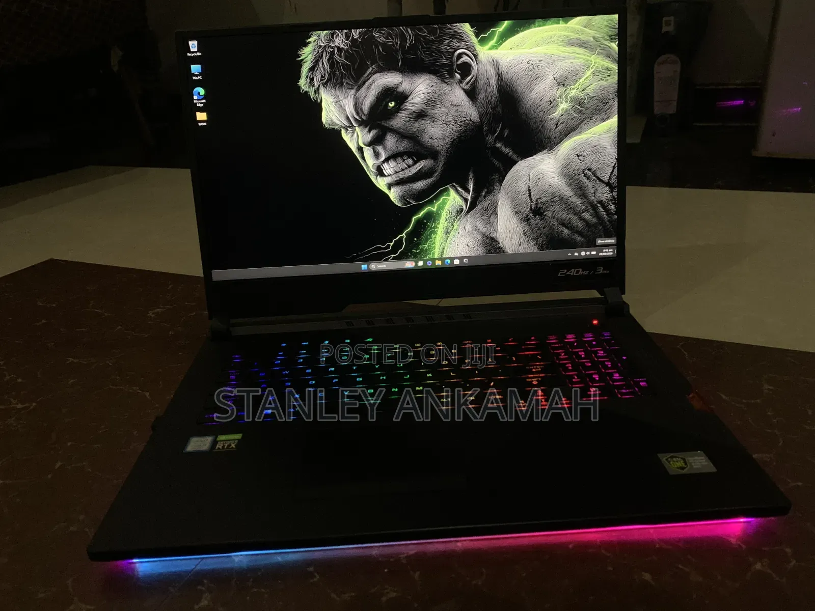 Laptop Asus ROG Strix G731G 16GB Intel Core i7 HDD+SSD 2T