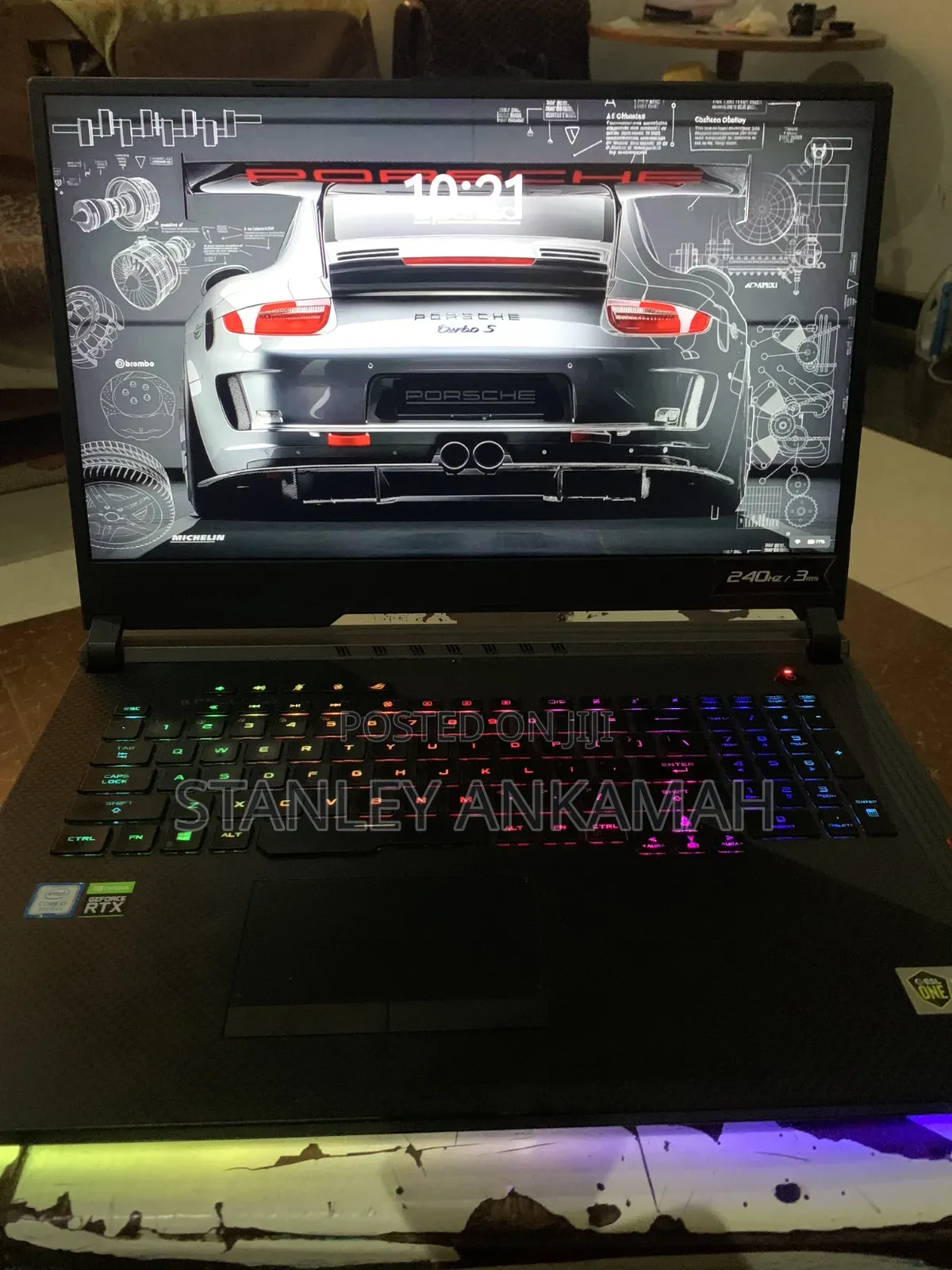 Laptop Asus ROG Strix G731G 16GB Intel Core i7 HDD+SSD 2T