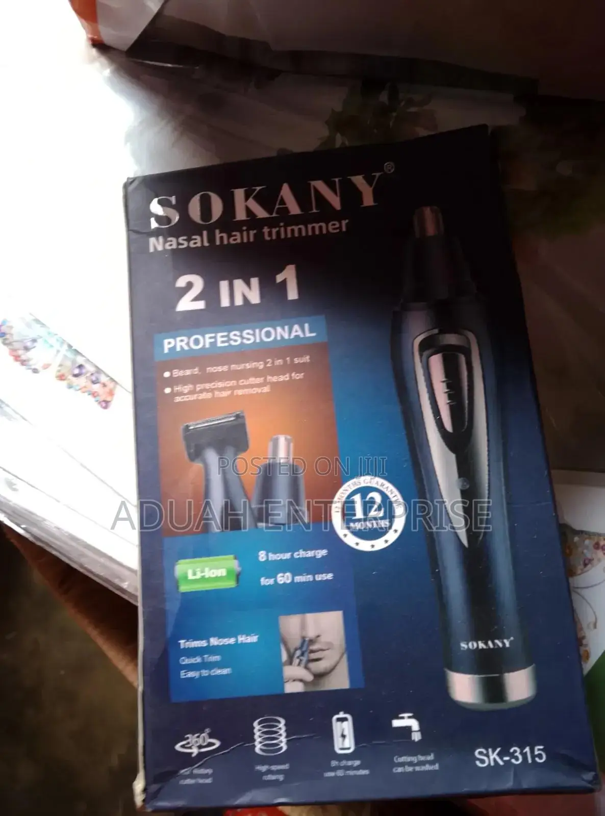 2 in 1 Nose Hair Trimmer
