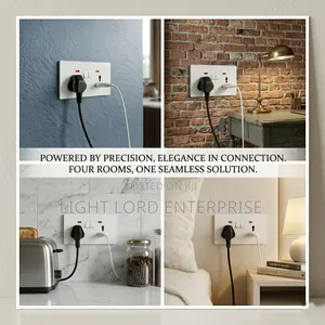 4Home Universal Double Socket and Switces