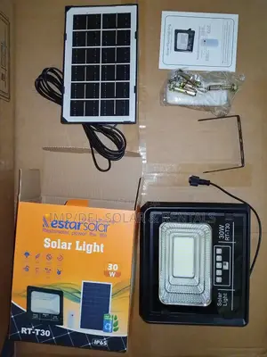 30w Solar Lights With Panel, Remote Control, Timer Functions