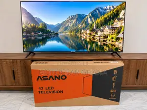 ASANO 43′′ LED TV – Excellent Condition + Original Box
