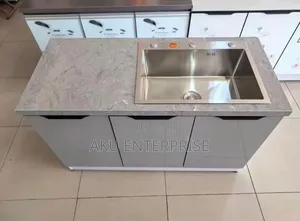 Modern Marble Kitchen Sink Cabinet