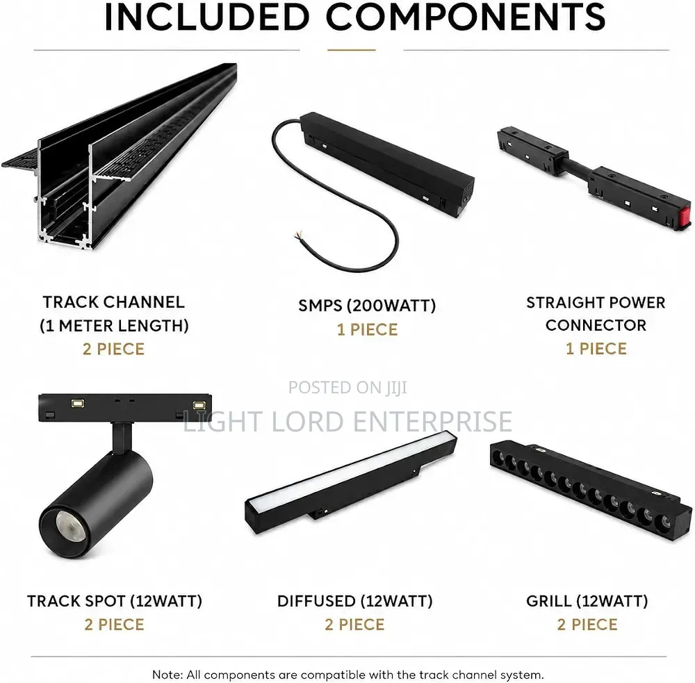 Track Channel and Diffuser/Track Spot SMPS 200watts Power Supply
