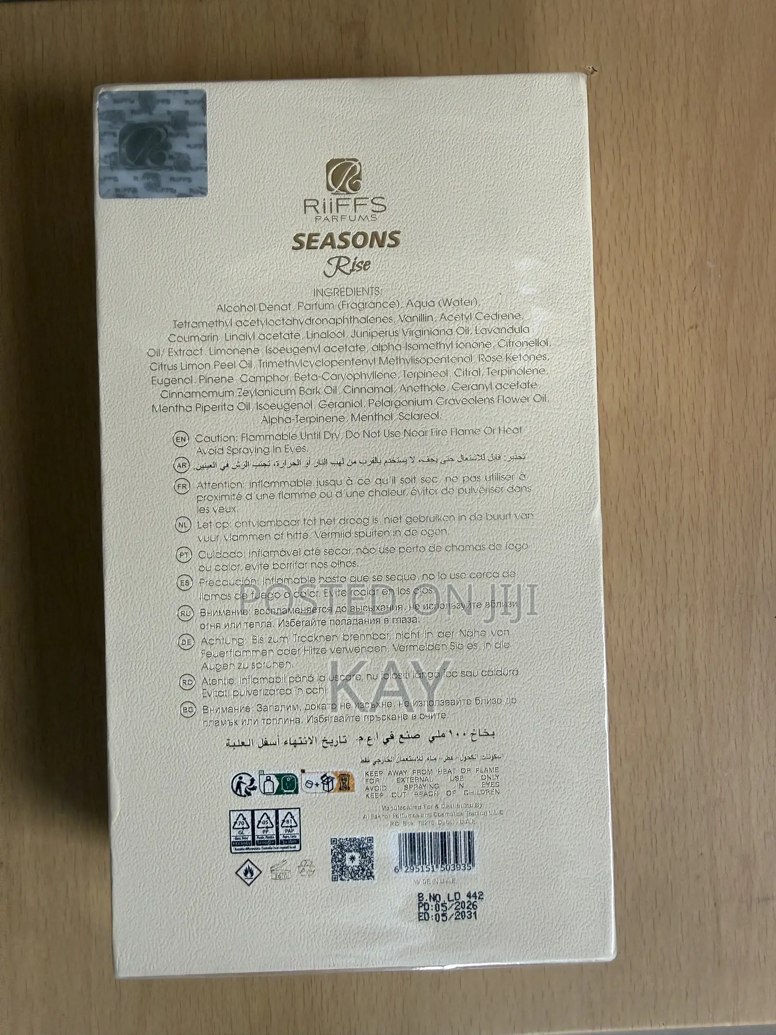 Seasons Rise Perfume
