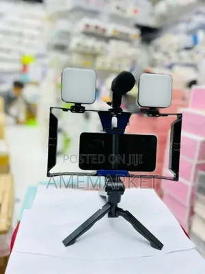 Video-Making Kit – Smartphone Vlogging Live Streaming Kit AY-49X