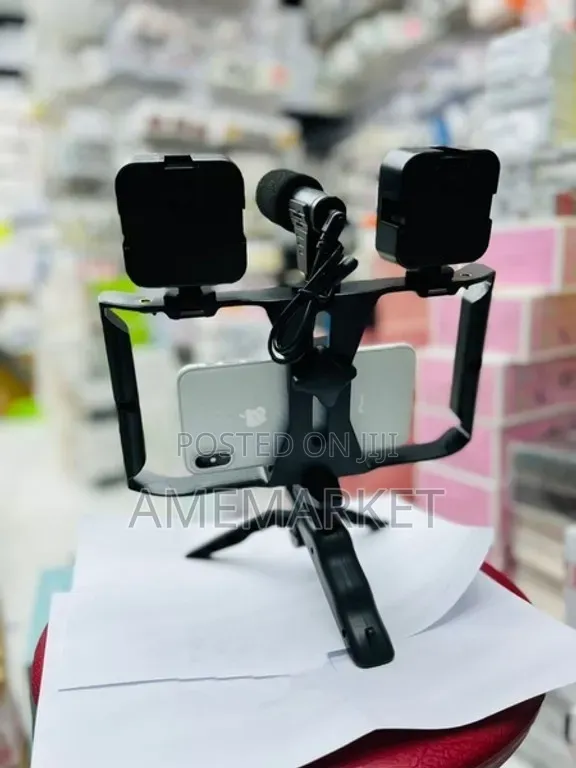 Video-Making Kit – Smartphone Vlogging Live Streaming Kit AY-49X